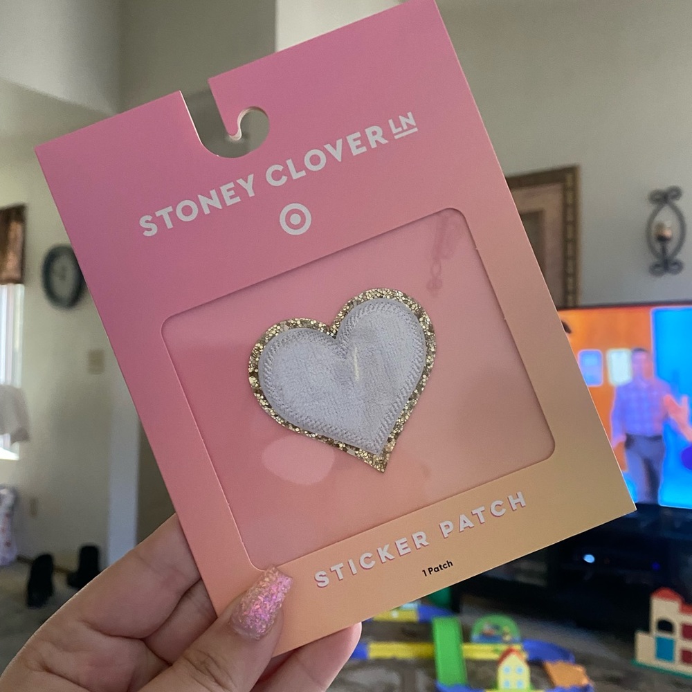 ✨Last Chance✨ Stoney Clover Lane X Target White Heart Sticker Patch NWT-UNOPENED